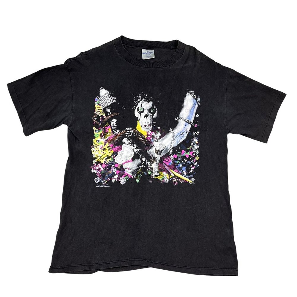 VTG Alice Cooper Hey Stranger Hey Stoopid 1991 Tour T-Shirt Mens Large Band Tee